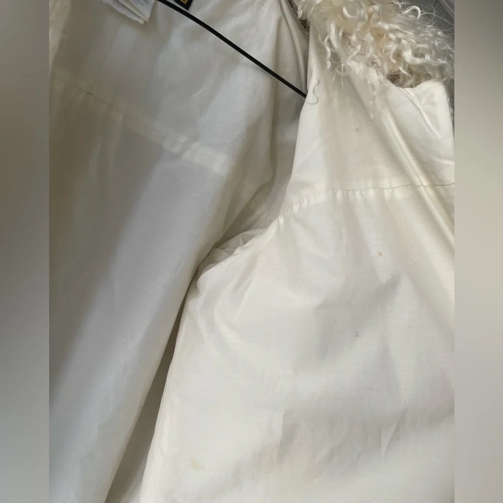 Fendi Women’s Vintage 1990’s Cream Mohair Coat with Kiddassia Collar & Trim - Picture 10 of 16